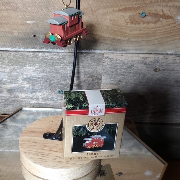 1991 Claus & Co R.R. Caboose - Handcrafted Hallmark Keepsake Ornament - Picture 6 of 7